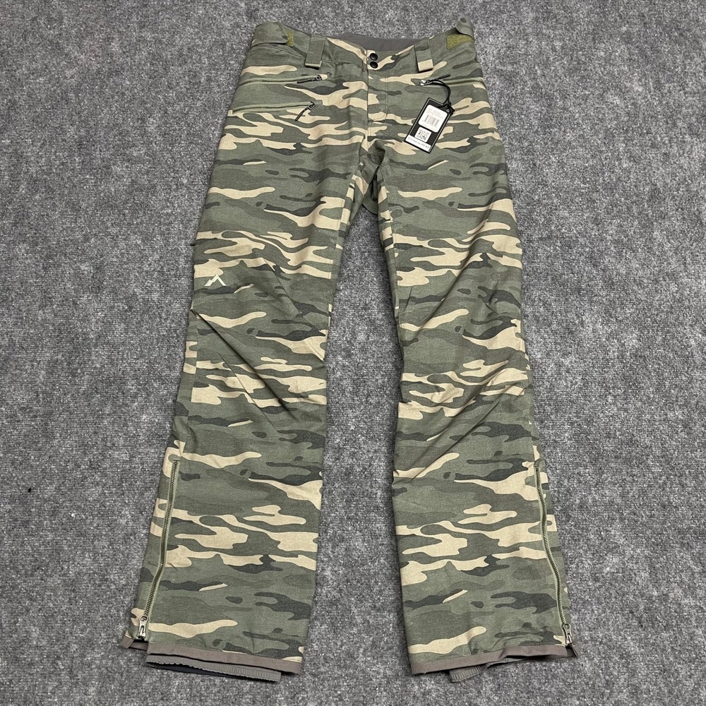 Strafe Snow Pants Womens XL Green Camo Aspen Pika Snowboard Insulated Gorpcore